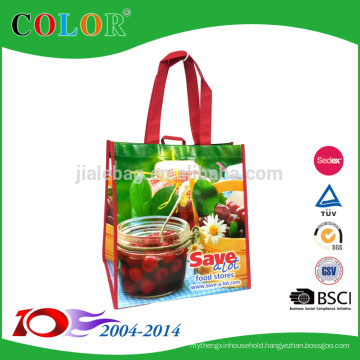 reusable shopping tote bags, pp non woven bag with hook